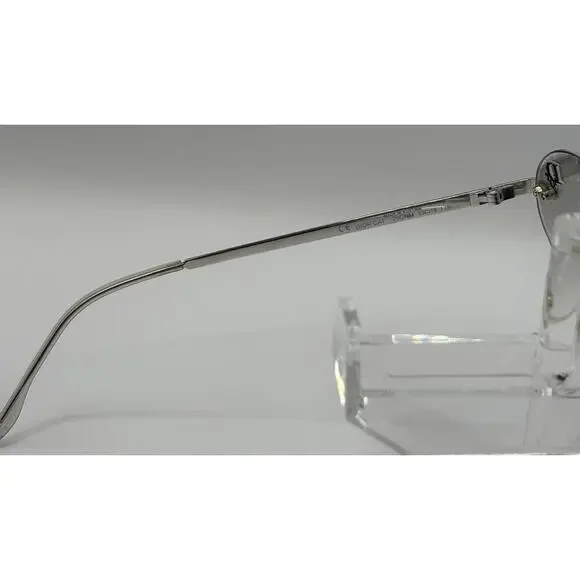 Christian Dior CAT ZGGMN Sunglasses Silver 59-18 135 Oval Rimless - Picture 7 of 10